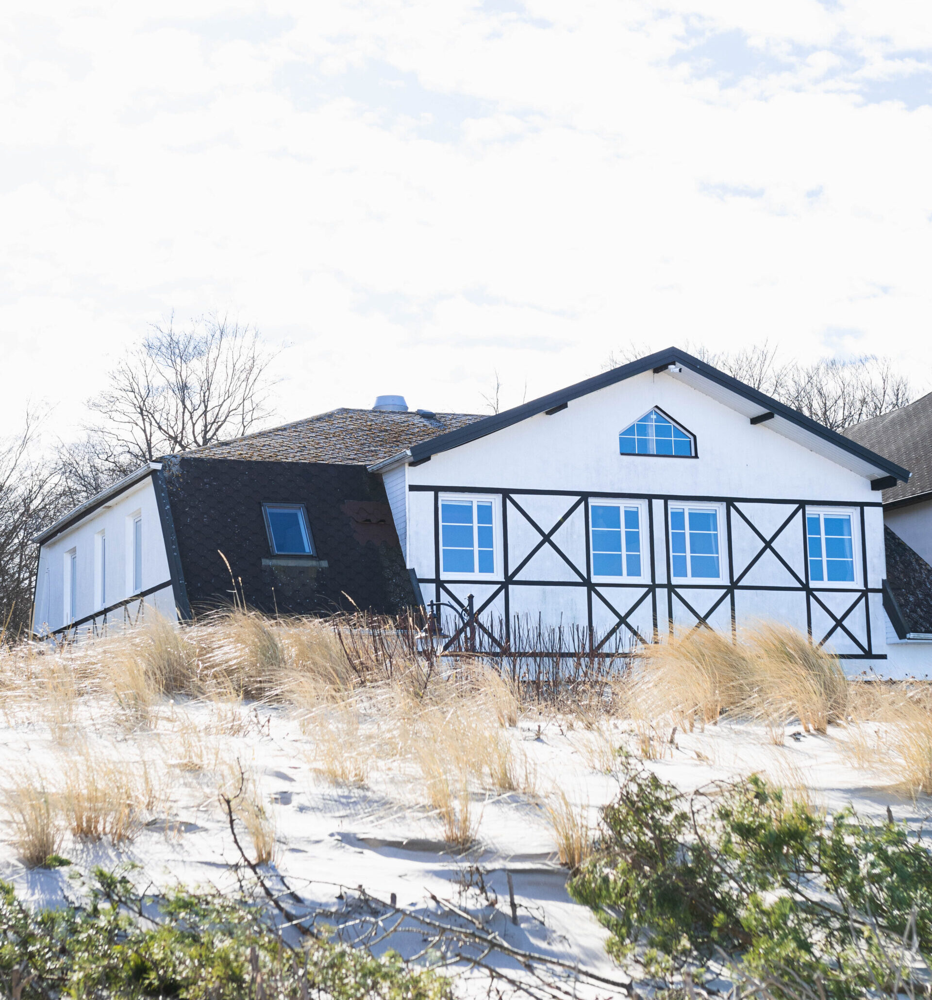 Fala Ustka - widok z plaży